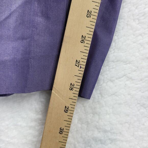 LAFAYETTE NY 148 womens 16 purple cotton silk blend pants set (flawed) - Picture 6 of 15